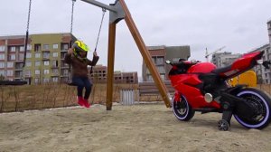 Детский электромотоцикл Ducati White 12V – FT-1628. Купить в Бибай. Bibuy.ru