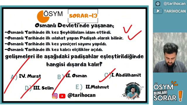 KPSS 2024’te Çıkması Muhtemel 27 Tarih Sorusu-4|TARİHOCAN #ösym #kpss #yks #youtube
