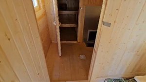 Мобильная баня 2.3х7м с террасой