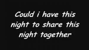 Enrique Iglesias & whitney houston: Could I have this kiss forever (lyrics)