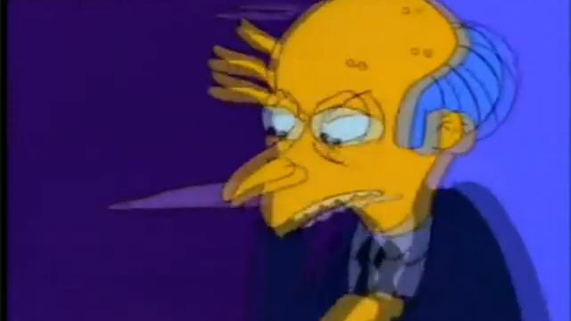 Mr. Burns Shuts Off Electricity - Funny Scene from The Simpsons Last Exit To Springfield смотреть онлайн