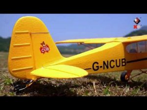 Радиоуправляемый самолет XK A160 J3 SKYLARK RC RTF 2.4G - XK-A160