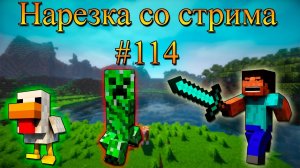 Нарезка со стрима #114 | Minecraft