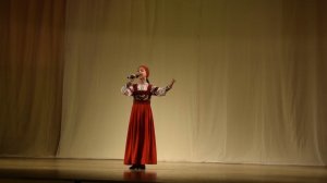 Хлебникова Агата 11 лет "Ты, да река" песня новгородской области