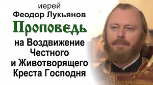 Проповедь на Воздвижение Честного Креста Господня (2024.09.27). Иерей Феодор Лукьянов