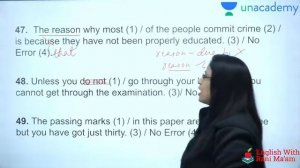 Miscellaneous Spotting Errors Class -2 | One Week-One Topic Series By Rani Ma'am For SSC CGL