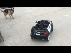 Детский электромобиль E555KX полицейский