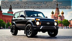Нива через Оку! Доставка Лады Нивы Урбан в Москву с переправой через реку. Выгода наших услуг!