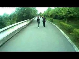 Первый раз на самокате