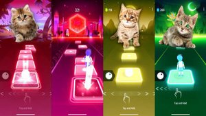 Tiles hop EDM rush Cute Cats - Bad Guy - Despacito -  Dance Monkey - Last christmas