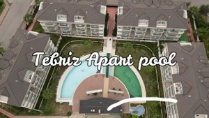 DJI Mini 3 PRO. Tebriz Apart Hotel бассей, Асланбуджак, Кемер, Анталья, Турция