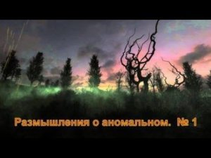Размышления о аномальном -1.