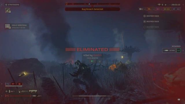 HELLDIVERS 2 Eagle Airstrike смотреть онлайн