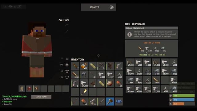 Ваип на #rustexremake (построили дом на скале) 2/2
