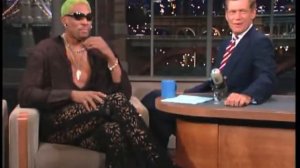 Dennis Rodman on Late Show, August 20, 1996