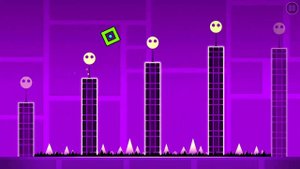 Геометри Даш. Первый уровень. Прохождение.