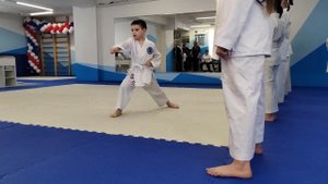 Аттестация на 9кю. Каратэ-до  Шотокан Баскаков Александр