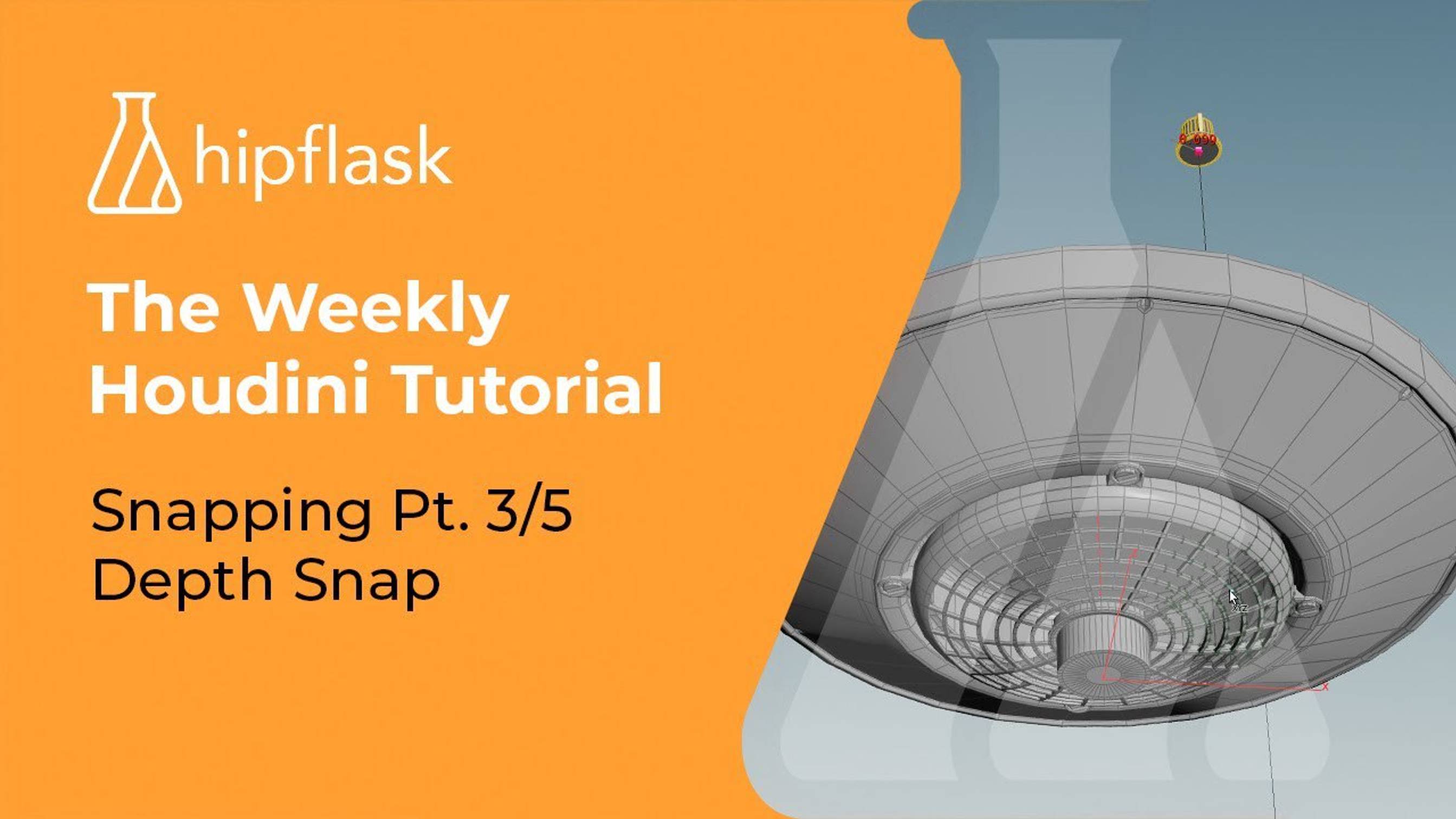 03_The Weekly Houdini Tutorial Snapping Pt 3/5  Depth Snap