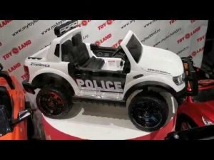 Электромобиль детский Ford Ranger Raptor Police
