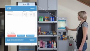 Посмотрите новый проект от KiT Vending -умный микромаркет самообслуживания Kit Shop.