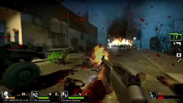 Crazy "War Vet" Plays Crash Course (Left 4 Dead 2)