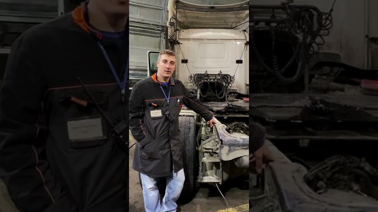 Замена заднего моста на Scania g400, ремонт за 2 дня.