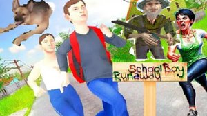 Клонированные персонажи при получении трёх концовок // SchoolBoy Runaway