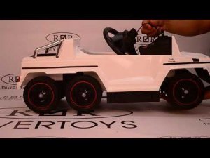 Детский толокар Mercedes Benz G63 A010AA-H (сборка, RiverToys)
