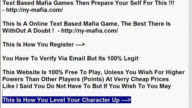 Mafia game