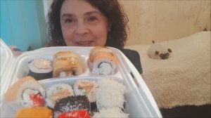 АСР Мукбанк суши и роллы