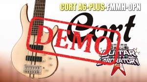 Бас-гитара Cort A6-Plus-FMMH-OPN - демонстрация звучания