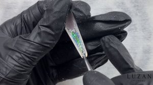 Френч с аквадизайном на верхних формах