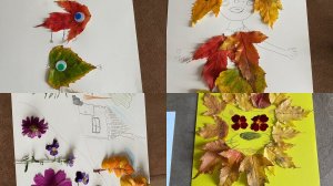 Делаем осенние поделки из листьев!