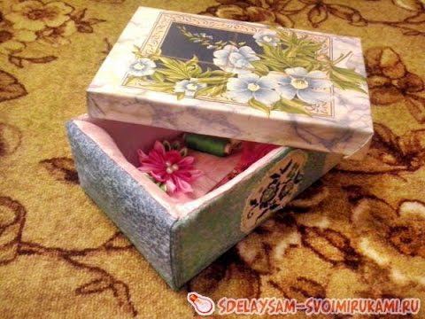Оригинальная шкатулка из подручных материалов смотреть онлайн