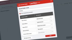 LastPass Families