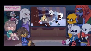 Undertale reacts to Renewed Insanity vs Chara