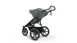 Обзор поворотного тормоза коляски Thule Urban Glide 2 Grey Melange on Black