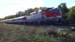 Электровоз ЭП20-078 с пассажирским скорым №063Й Самара - Санкт-Петербург