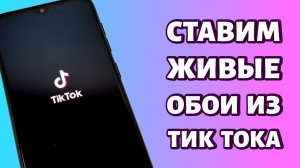 Как поставить живые обои из Тик Тока: в том числе на экран блокировки!
