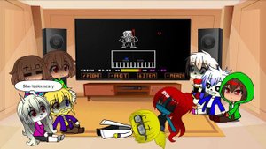 Undertale react to Bad Time Trio