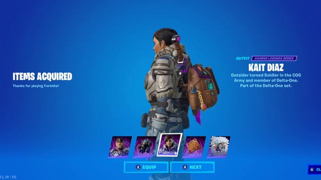 DELTA-ONE SET - Kait & Marcus Bundle - Fortnite (Season 1)