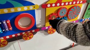 Развивающая панель Паровозик Ту-Ту