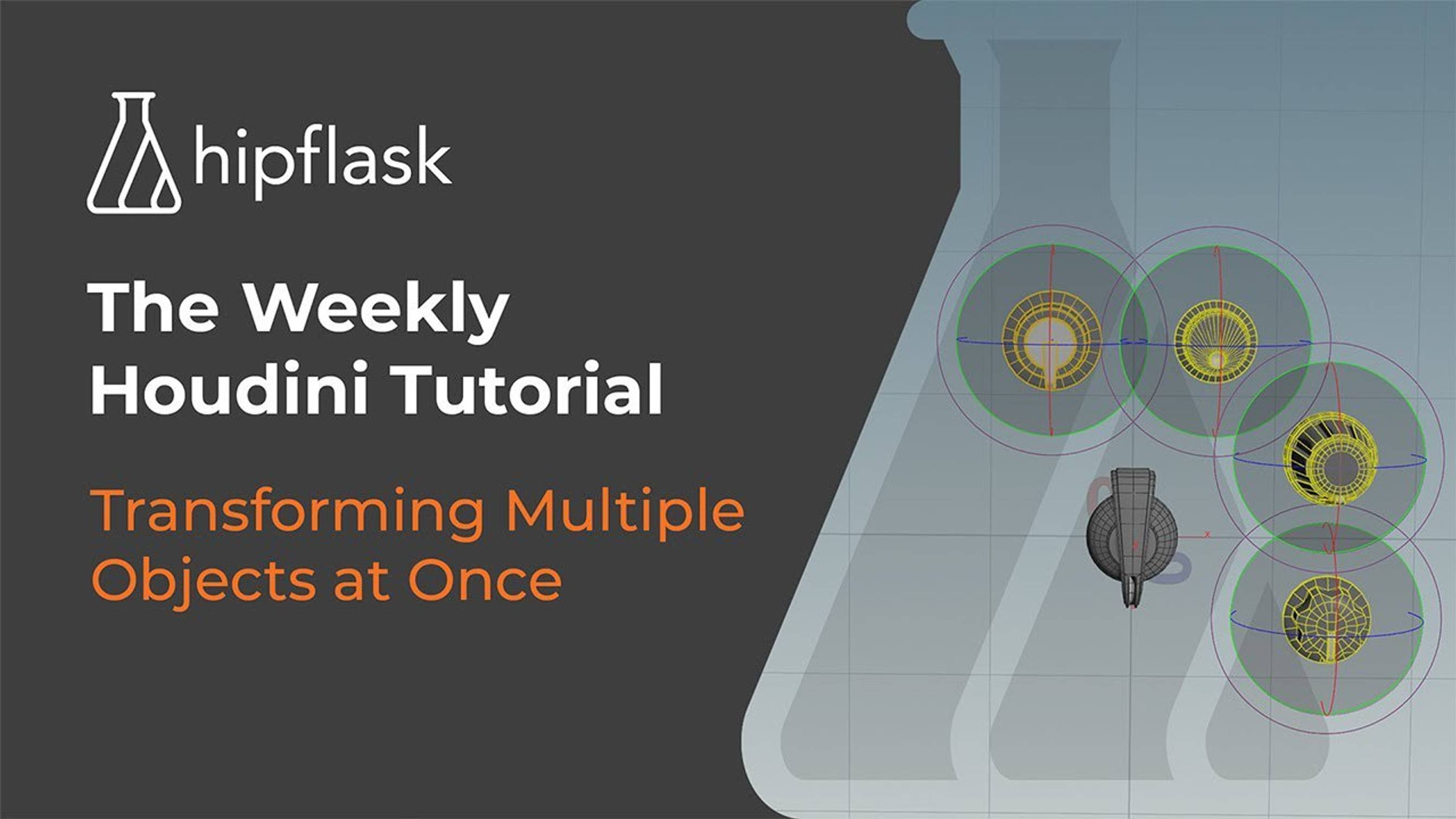 04_The Weekly Houdini Tutorial Transforming Multiple Objects at Once