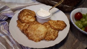 Кабачковые оладьи