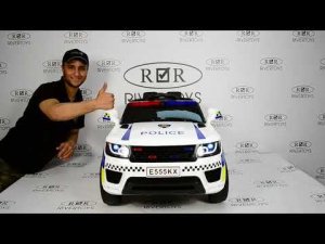 Детский электромобиль E555KX полицейский (сборка)