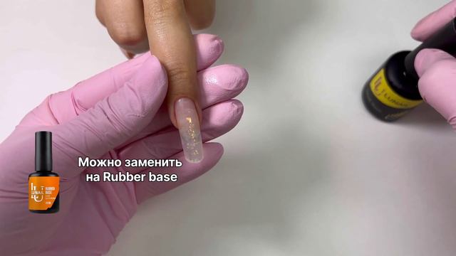 Арочное наращивание верхними формами + дизайн с посыпкой блестками смотреть онлайн