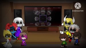 Undertale reacts to Murder time Trio H.M. Phase 2