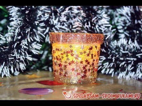 Новогодние подсвечники своими руками. Просто и красиво
