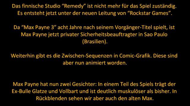 Max Payne 3 - Bilder und Fakten (Gamepreview)