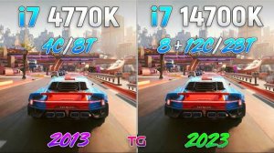 i7 4770K vs i7 14700K - 10 Generation Difference